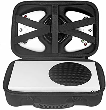 Xbox Serisi S için taşıma çantası, JOYSOG EVA Sert Seyahat Çantası saklama Çantası Xbox Serisi S Oyun Konsolu için, Taşınabilir, Su