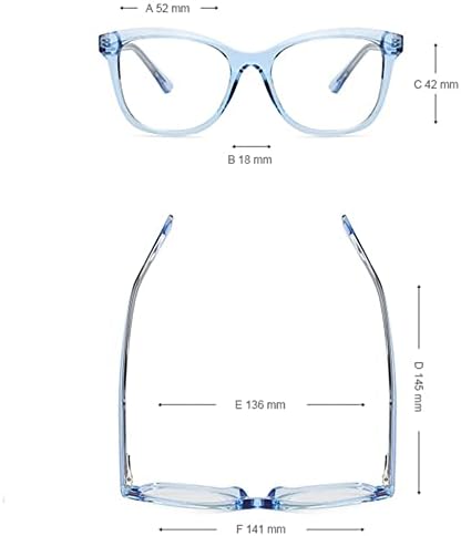 RESVIO Bayan Kare okuma gözlüğü Plastik Moda yaylı menteşeler Okuyucular + 2.00 Şeffaf Pembe