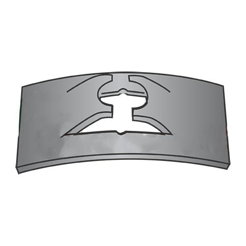 (6) C7000-6-4 Tinnerman Tarzı Düz Tip Yaylı Somunlar/Çelik/Siyah Phos (Karton: 5.000 adet)