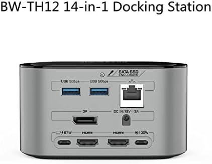 LHLLHL 14-in-1 USB C Yerleştirme İstasyonu pc bilgisayar Aksesuarları Ekstansör USB Hub laptop aksesuarları Tip-C SD / TF Yuvası
