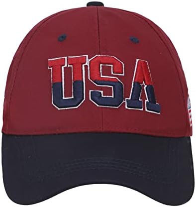 Erkekler Kadınlar Amerikan Bayrağı Beyzbol Kapaklar ABD Mektup işlenmiş şapka Ayarlanabilir Bir Boyut Snapback Kap Alışveriş için Açık