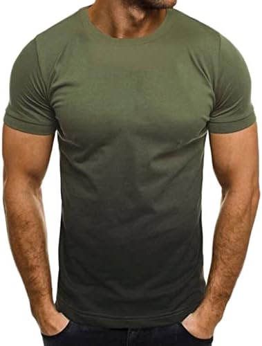 Erkek İlkbahar ve Sonbahar Moda Rahat Spor Degrade Yaka Uzun Kollu Gömlek Üst Büyük Boy T Shirt Erkekler için