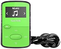 SanDisk 32 GB Klip Spor Artı MP3 Çalar, Mavi-Bluetooth, LCD Ekran, FM Radyo-SDMX32-032G-G46B & 8 GB Klip Reçel MP3 Çalar, Yeşil-microSD