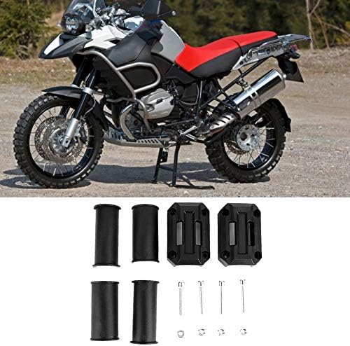 Senyar Çifti motosiklet motoru ABS Tampon Koruma Dekoratif Blok Evrensel (Siyah)