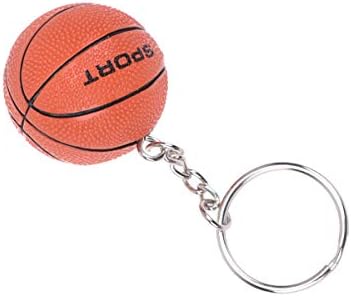 KESYOO Basketbol Anahtarlık Yaratıcı anahtarlıklar Çanta Asılı Süsleme Top Oyunu Fan Hatıra (Basketbol, Tahıl Yüzey) Anahtarlık