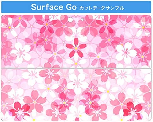 microsoft Surface ıçin ıgstıcker Çıkartması Kapak Go / Go 2 Ultra Ince Koruyucu Vücut Sticker Skins 000165 Kiraz Çiçeği Desen Kiraz