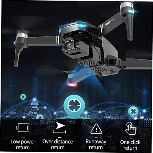 Kamera ile Yüksek Teknoloji Drone-4K Quadcopter GPS Konumlandırma Fırçasız Motorlar-Fotoğrafçılık için Uzaktan Kumanda USB Şarj Edilebilir
