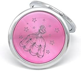 12 Adet Quinceanera Kompakt Ayna Recuerdos de Tatlı 15 Prenses Doğum Günü Duş Parti Favo (Pembe)