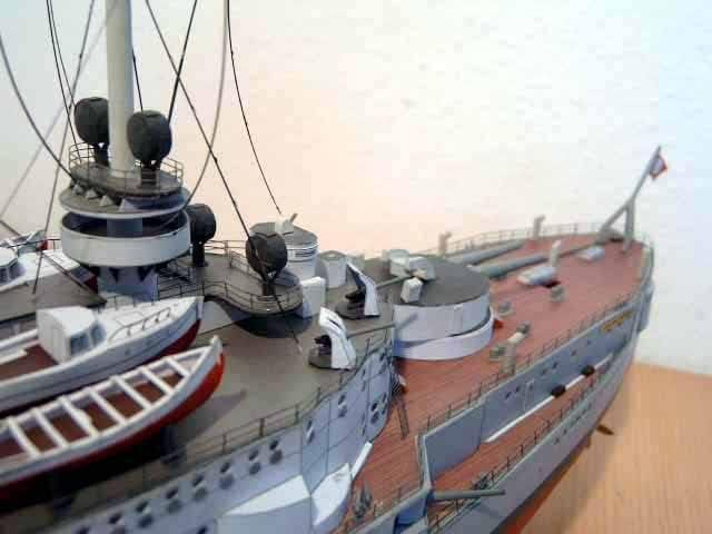 Almanya Schleswig-Hal Stein savaş gemisi Kağıt model seti Oyuncak Çocuk Hediyeler