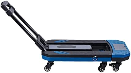 XAMIO Kompakt Katlanır bagaj arabası, Katlanabilir Arabası ile 6 Tekerlekler,destekler Max 330lbs için Seyahat Ev Hareketli Ofis Hareketli