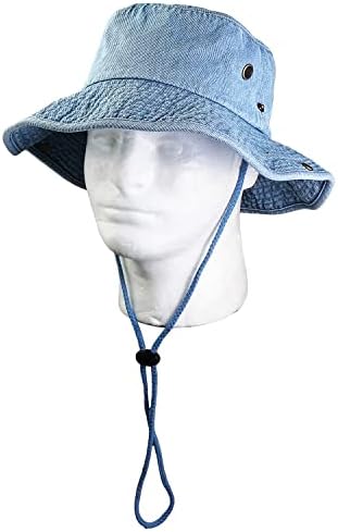 Geniş Ağızlı Yürüyüş Balıkçılık Safari Boonie Kova Şapka %100 % Pamuk UV Güneş Koruma Erkekler Kadınlar için Açık Hava Etkinlikleri