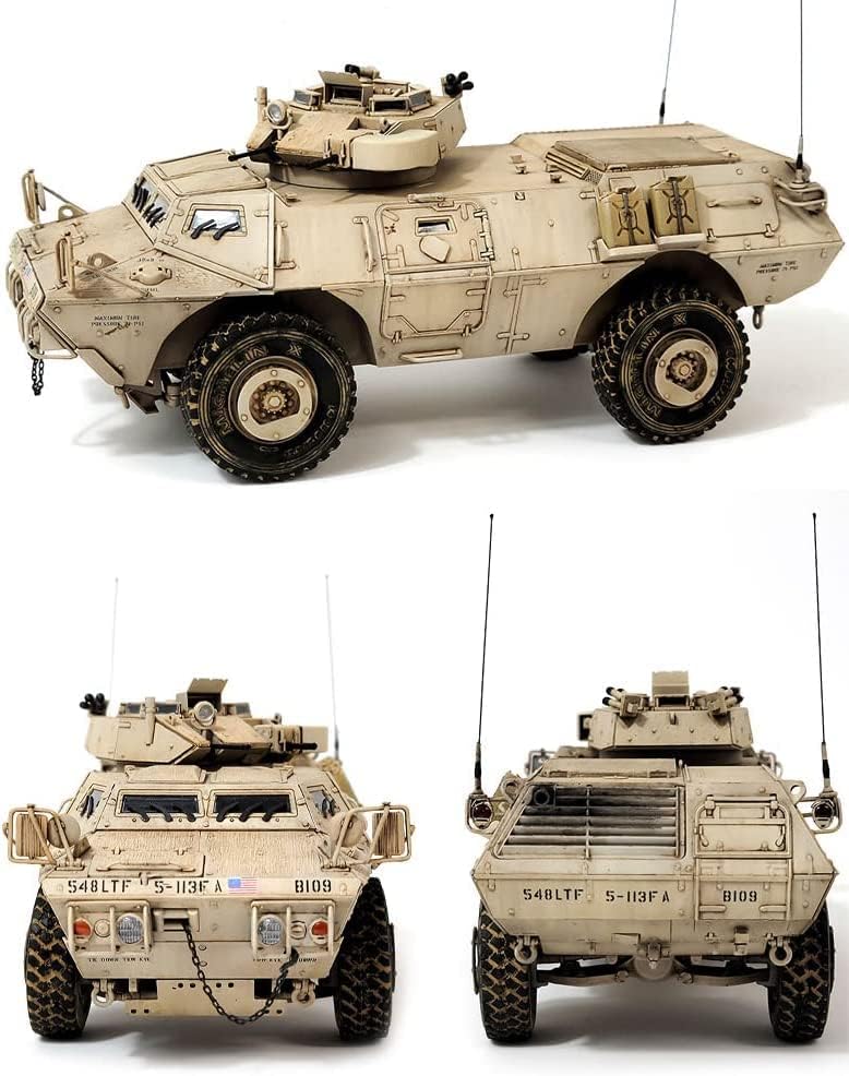 Akademi Hobi model seti 1/35 ABD Ordusu M1117 Koruyucu ASV Dört Tekerlekli Zırhlı Araç 13550