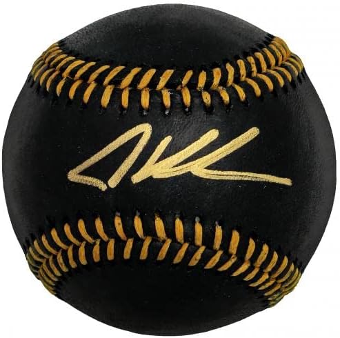 Adley Rutschman İmzalı Resmi Siyah MLB Beyzbol Baltimore Orioles Fanatikleri Holo Hisse Senedi 212263-İmzalı Beyzbol Topları