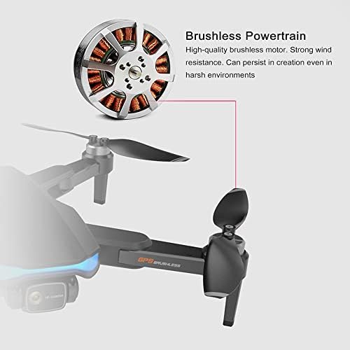 Yetişkinler için Kamera ile QIYHBVR Drone Çocuklar Başlayanlar için 6 K Katlanabilir Drones RC Drone Oyuncaklar Hediyeler için Erkek
