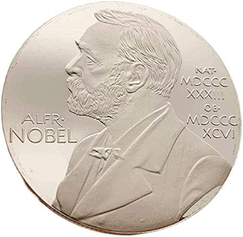 Dünyaca Ünlü onur Sikke Nobel hatıra parası Nobel Ödülü Sikke Fizyoloji veya Tıp Gümüş Kaplama Kopya Süsler Koleksiyonu Hediyeler
