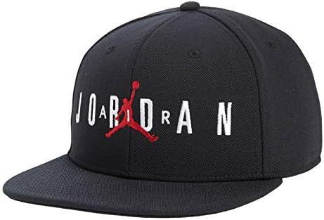 Jordan Nike Boy's Jumpman Havalı Şapka (8/20, Siyah)