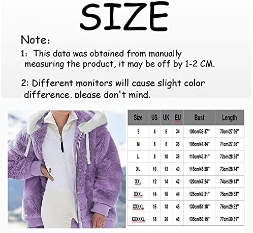 COTECRAM Kışlık Mont Kadınlar için Moda Artı Boyutu Sharpa Ceket Polar Sıcak Hoodie Dış Giyim Peluş Kazak Kalın Bulanık Tops