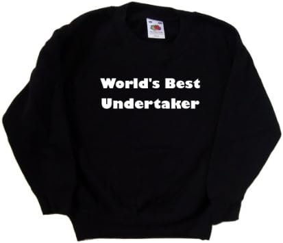 Dünyanın en iyi Undertaker Siyah Çocuk Sweatshirt