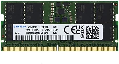 Sam Orijinal 64 GB (2x32 GB) DDR5 4800 MHz PC5-38400 SODIMM 2Rx8 CL40 1.1 v Dizüstü Dizüstü RAM Bellek Modülü Yükseltme M425R4GA3BB0-CQK