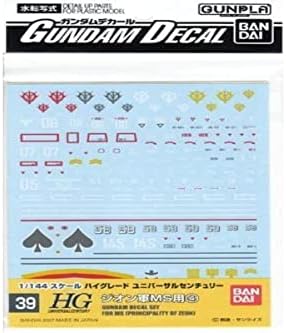 Gundam Çıkartması HGUC MS ZEON PRENSLİĞİ IV 1/144