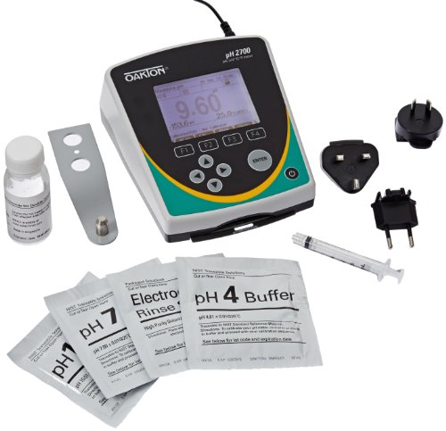 Oakton Aletleri WD-35420-20 Serisi pH 2700 Tezgah Üstü Metre pH Elektrot, ATC Probu, Elektrot Standı ve Yazılım