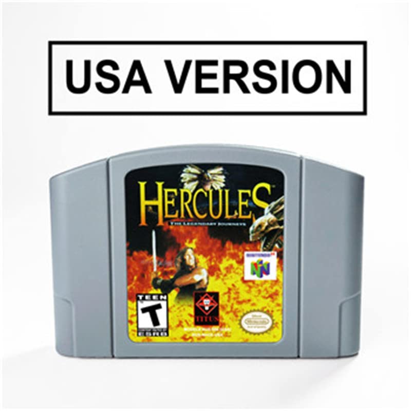 Hercules Efsanevi Yolculuklar İçin 64 Bit Oyun Kartuşu ABD Versiyonu NTSC Formatında