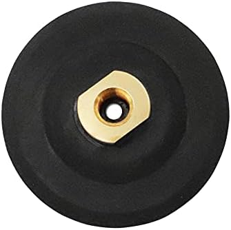 GOOFFY Taşlama 4 inç M14 İplik Kauçuk Destek parlatma Pedleri için Zımpara diski Orta Sert 100MM Destek Pedleri Diskleri