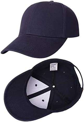 AOSMI 2 Paket Klasik Pamuk Beyzbol Şapkaları Erkekler Kadınlar Ayarlanabilir Top Kapaklar Açık Egzersiz / Spor / Golf / Koşu