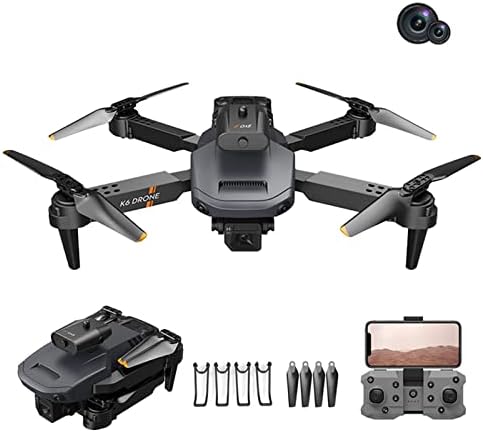 Yetişkinler için Kameralı Dronlar, Dört Taraflı Engellerden Kaçınma İHA Hava Fotoğrafçılığı Katlanır Quadcopter Çift Kamera Yüksekliği