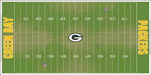 Tudor Oyunları Green Bay Packers NFL Ultimate Elektrikli Futbol Seti-Şap Çerçevesi, 48 x 24 Saha