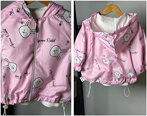 3 Adet Çocuk Giysileri Toddler Küçük Tavşan parlak çizgili LittleRabbit baskılı Mevsimlik Kıyafet 6-9-12-18 Montaj