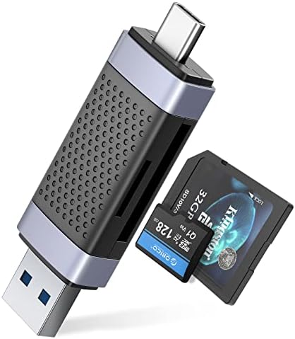 USB kart okuyucu, ORICO USB 2.0 Kart Adaptörü Taşınabilir 2 Yuvaları TF SD Mikro SD macOS Windows Linux PC Dizüstü Akıllı Telefon