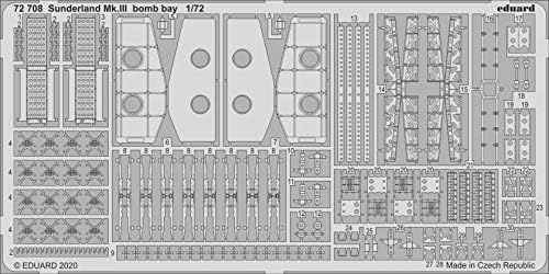 Eduard EDBIG72161 Büyük Baskı Seti 1: 72-Sunderland Mk.III (SH)