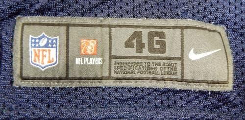 2018 Dallas Cowboys Brandon Carr 39 Oyunu Verilen Donanma Uygulama Forması 46 541-İmzasız NFL Oyunu Kullanılan Formalar
