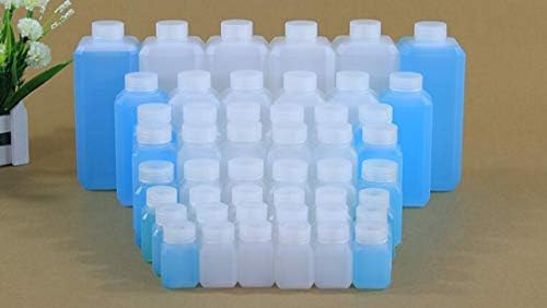 MUGgYz 20 ADET (100 ml) gıda Sınıfı HDPE Şişe Boş Plastik kapaklı şişe Sızdırmaz Reaktif Şişesi Toner plastik saklama kutusu