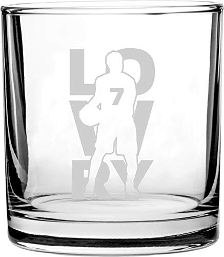Basketbol Spor Atletik Oyuncu - 3D Lazer Kazınmış Scotch viski bardağı 10.5 oz (Ürdün 23)