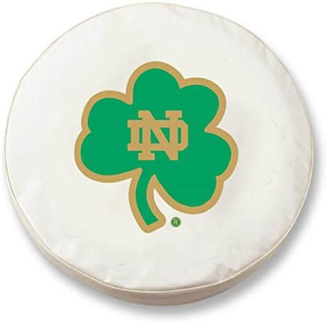 Hollanda Bar Taburesi A. Ş. Notre Dame Fighting Irish White Shamrock Takılı Araba Lastiği Kapağı
