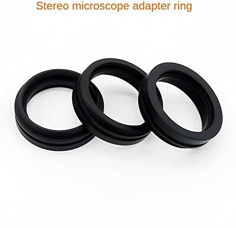 SİGOEC Smikroskop Aksesuarları Yetişkinler için Mikroskop Adaptör Halkası Metal Adaptör Halkası Objektif lens adaptörü Mikroskop (Renk: