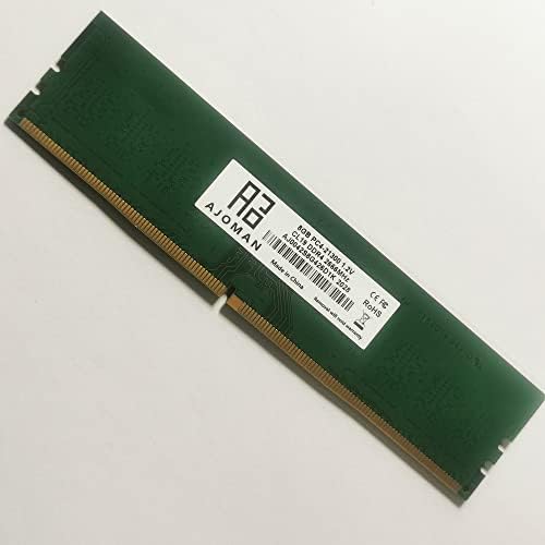 AJOMAN 8 GB DDR4 2666 RAM UDIMM PC4-21300 (PC4-2666V) CL19 DIMM 1.2 V 288Pin ECC Olmayan Masaüstü RAM Bellek Modülü