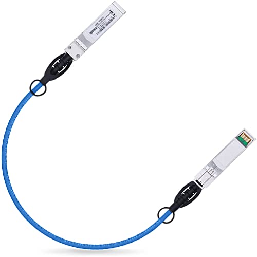 Renkli 10G SFP+ Twinax Kablo, Doğrudan Bağlantılı Bakır(DAC) Pasif Kablo, Mavi renkte 0,25 m (0,82 ft), Cisco SFP-H10GB-CU0. 25M, Merakı,